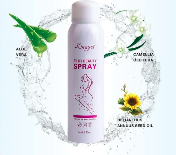 SPRAY DÉPILATOIRE RAPIDE – PEAU LISSE SANS DOULEUR