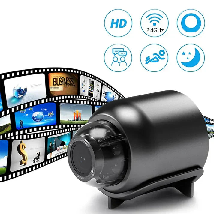 Mini Caméra WiFi 4K Ultra Discrète – Surveillance à Distance 24h/24